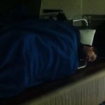Durmiendo aeropuerto Chicago
