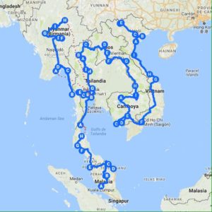 Ruta sureste asiático